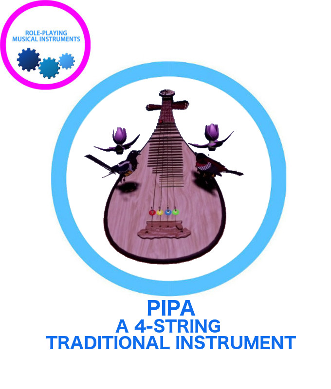 Pipa,a 4-string instrument
